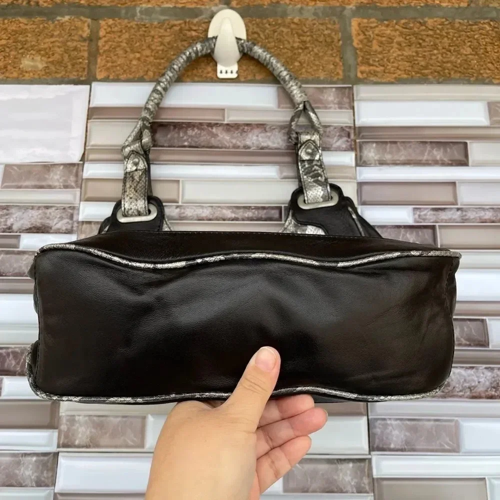 Malini Murjani Exotic snake tote